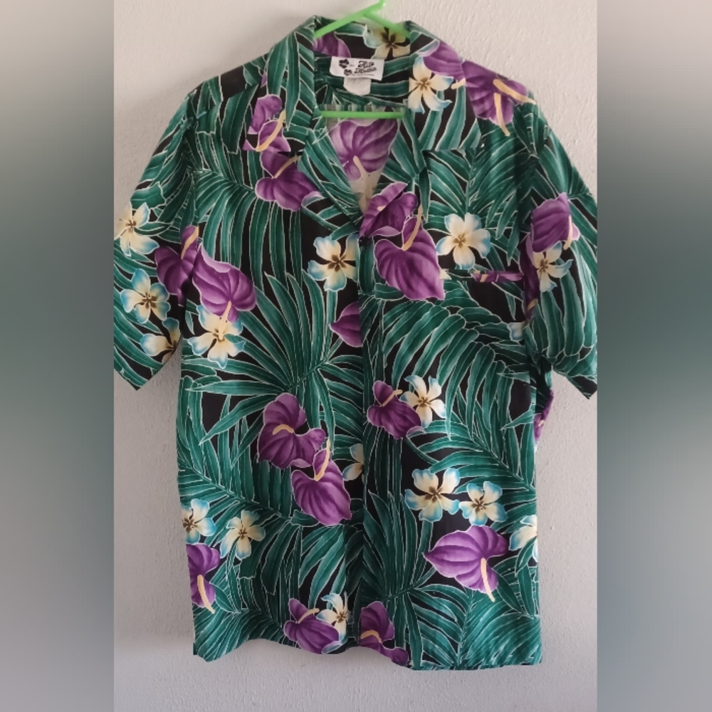 Men's Hilo Hattie Vintage Hawaiian Shirt Size 2 XL